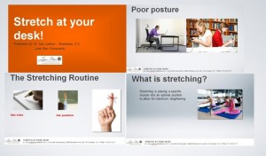 Stretch at your desk